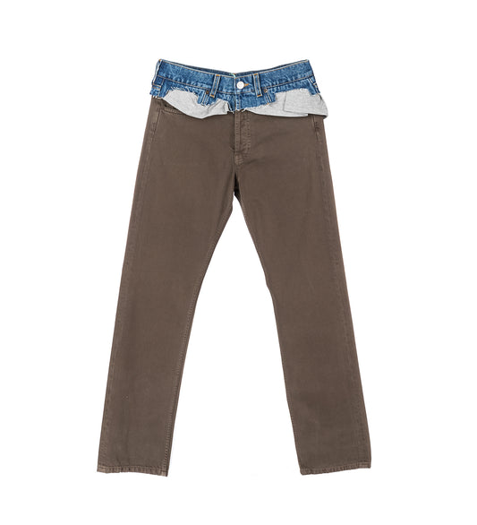 DOUBLE JEANS BROWN