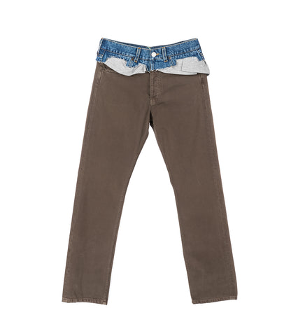 DOUBLE JEANS BROWN