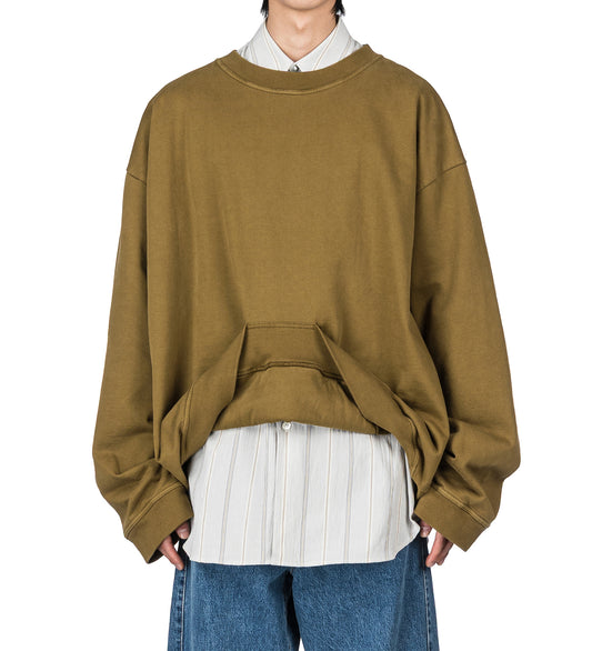 OVERSIZED SWEATSHIRT NUTMEG
