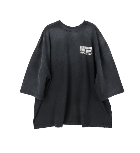 WILLY FASHION SERVICES BUFFALO TEE BLACK