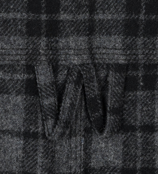 QUILTED OVERSHIRT CHARCOAL
