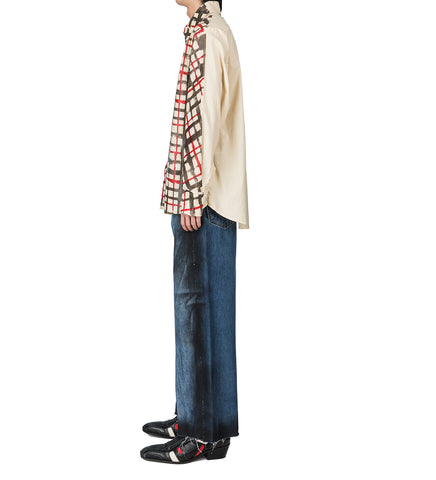 SPRAYED NEW JEANS DENIM BLUE SPRAYED S-M #3