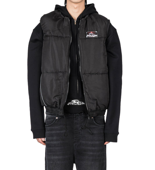 TRACKPANT GILET BLACK