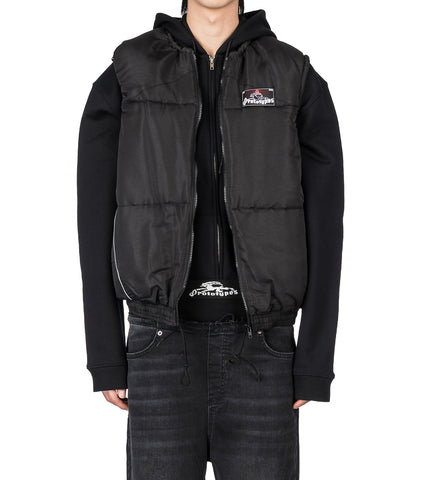 TRACKPANT GILET BLACK