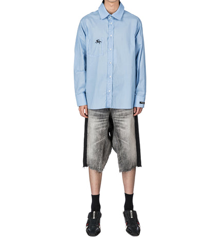 NEW DENIM SHORTS BLACK L-XL