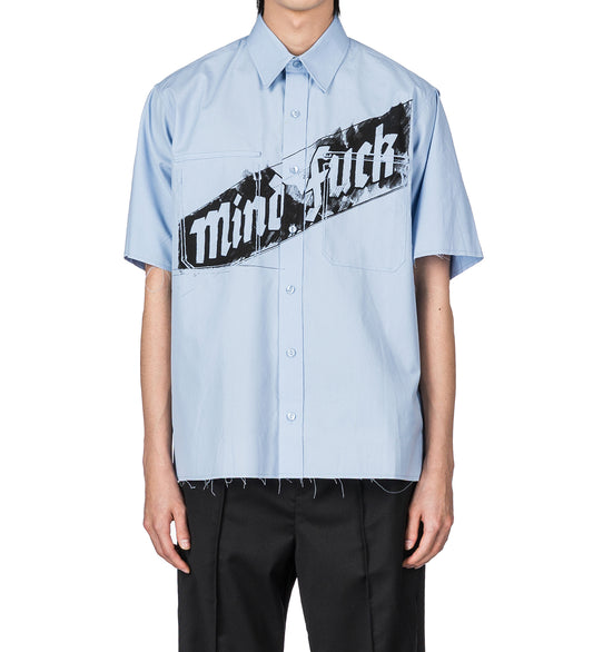 MINDFUCK MILITARY SHIRT LIGHT BLUE