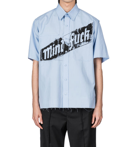 MINDFUCK MILITARY SHIRT LIGHT BLUE