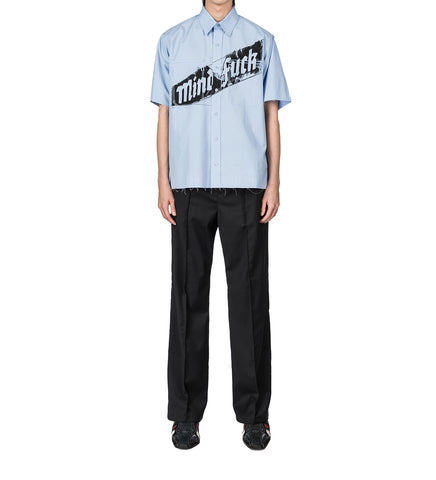 WAISTBAND TAILORED PANTS BLACK