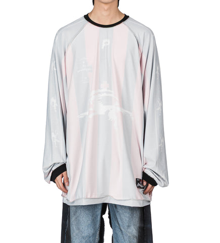 INSIDE OUT FOOTBALL LONGSLEEVE GREY