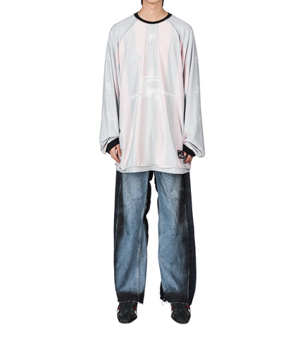 INSIDE OUT FOOTBALL LONGSLEEVE GREY