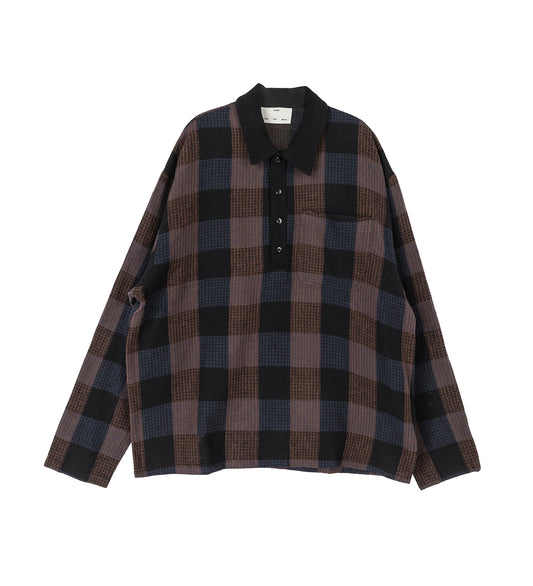 L/S POLO BLACK