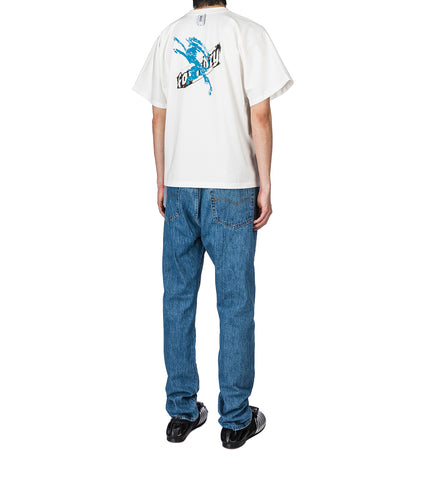 PLEATED JEANS BLUE L-XL #1