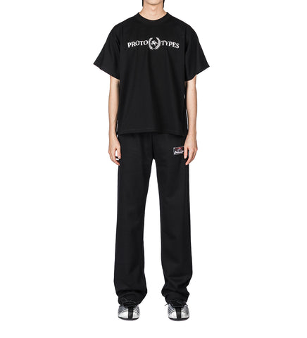 SWEATPANT WITH TAG BLACK