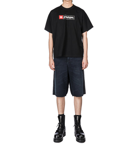 CROSS LOGO CLASSIC PRINTED TEE BLACK