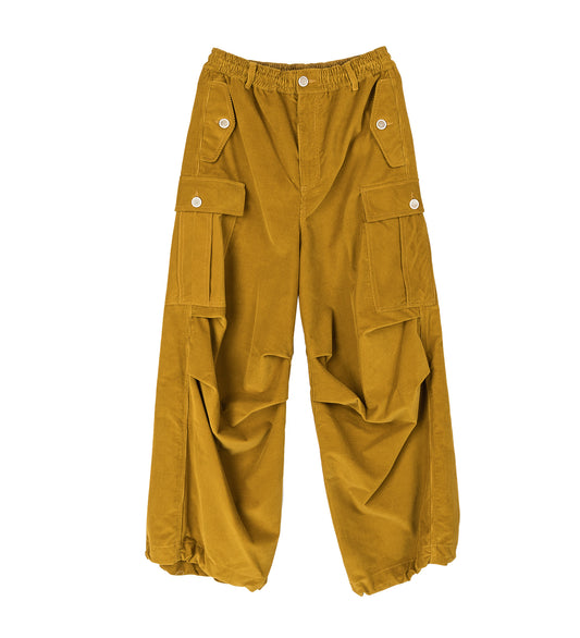 CORDUROY CARGO PANTS HONEY