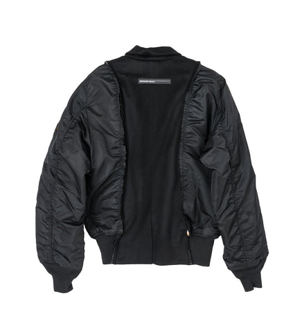 SPENCER BADU X ALPHA BOMBER JACKET BLACK