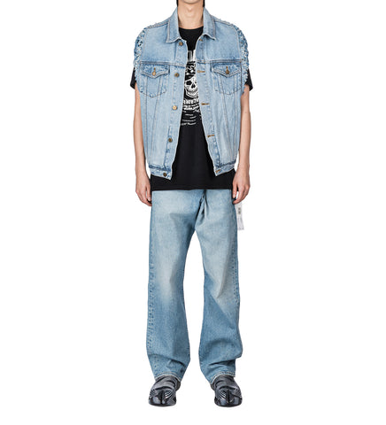 JEANSBACKCIRCLEVEST VINTAGE LIGHTBLUE #2
