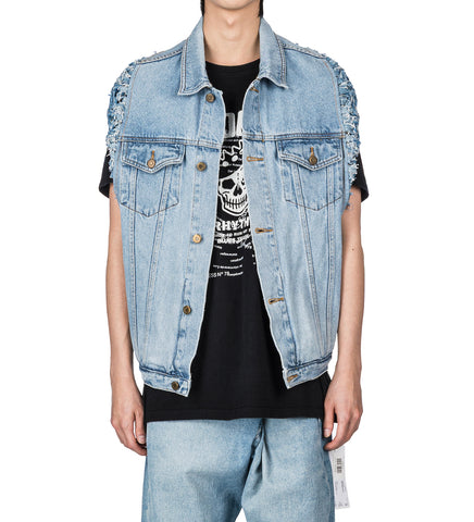 JEANSBACKCIRCLEVEST VINTAGE LIGHTBLUE #2