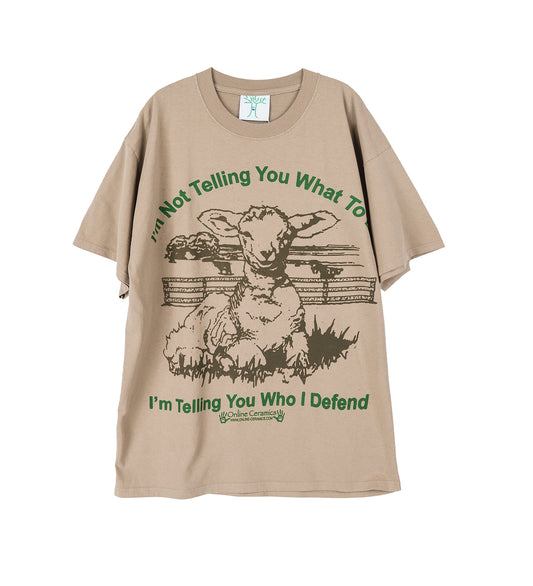 PURE BEINGS SS TEE TAN