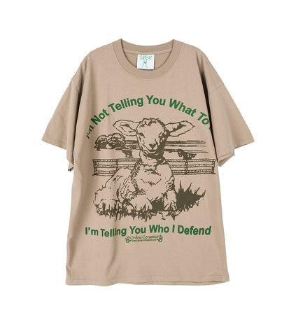 PURE BEINGS SS TEE TAN