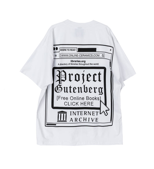 I READ DEAD PEOPLE SS TEE WHITE