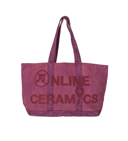SHARE THE FOOD, SUNFLOWER TOTE BURGUNDY