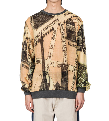 M-SWEATER PRINTED SCARF PARIS