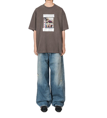OVERSIZED T-SHIRT BROWN