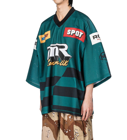 OVERSIZED HOCKEY TOP GREEN