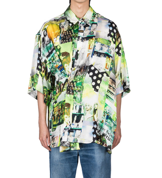 SS BOXY WRAP SHIRT GREEN WIGZ