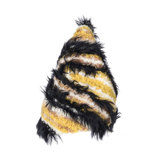 CHEVRON KNIT HAT SUNSHINE YELLOW