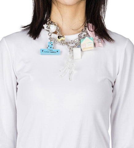 NECKLACE BAG CHARM MULTI