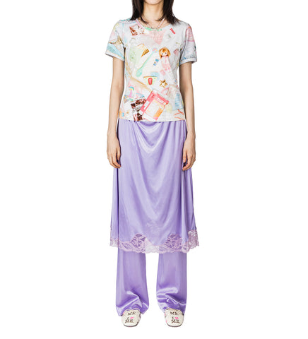 LINGERIE TROUSERS PURPLE