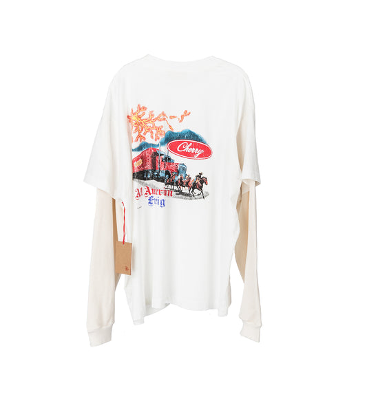 TRUCK BOXY POCKET THERMAL L/S TEE WHITE