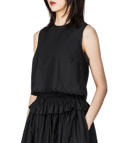 CBDEEBA TOP BLACK