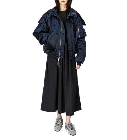 CECILIE BAHNSEN X ALPHA N-2B PATCH CR NAVY