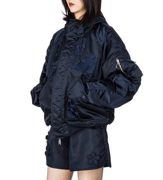 CECILIE BAHNSEN X ALPHA N-2B PATCH CR NAVY