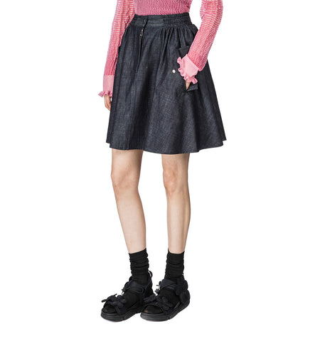 CBCICI DENIM SKIRT INDIGO
