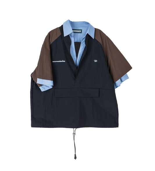 LUCIEN SS PULLOVER DEPTH BLUE