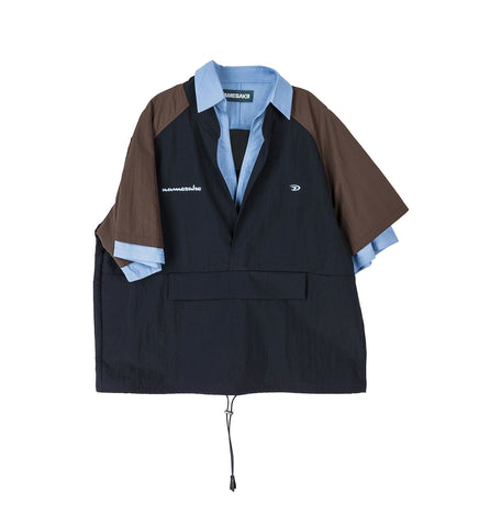 LUCIEN SS PULLOVER DEPTH BLUE