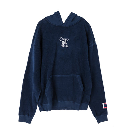 CW SCORPION FLEECE HOOD DEEP NAVY