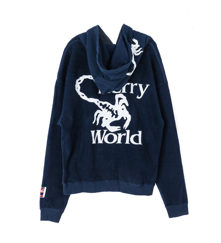 CW SCORPION FLEECE HOOD DEEP NAVY
