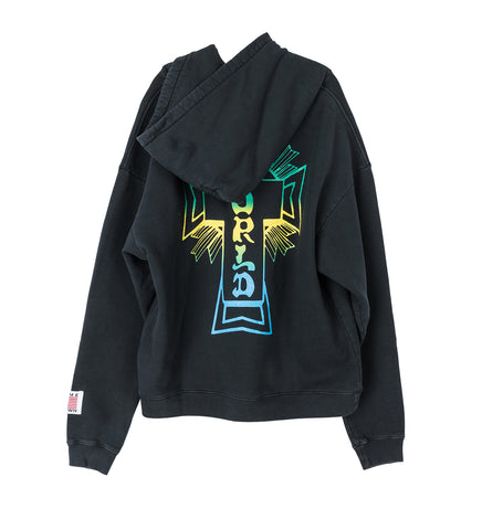CW SKATE HOOD FADED BLACK