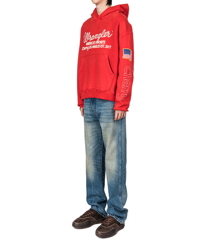 CHERRY LOS ANGELES X WRANGLER COWBOY CUT 5 POCKET DENIM