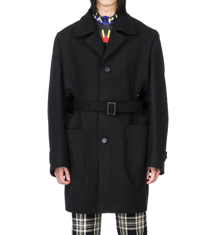 TUNNEL CABAN COAT BLACK