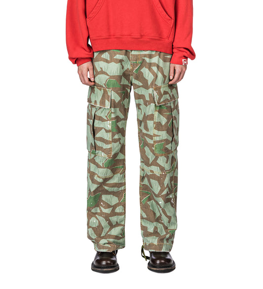 WIDE LEG CARGO PANTS CAMO