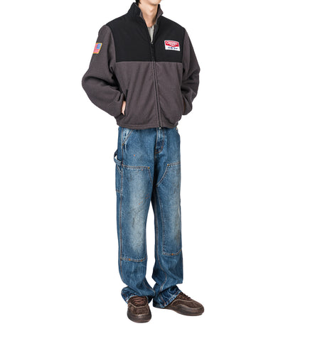 WIDE LEG DOUBLE KNEE DENIM