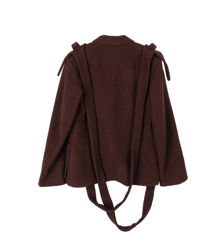 ALIEN BOXY BLAZER BORDEAUX
