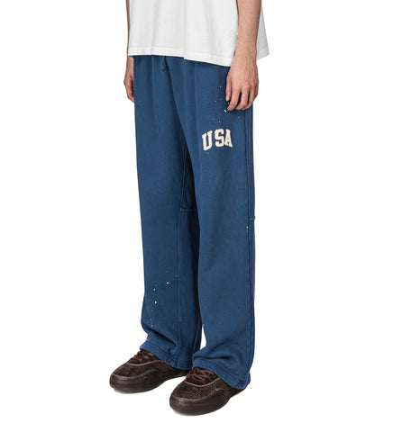 USA PARACHUTE SWEATPANTS SUN FADED BLUE