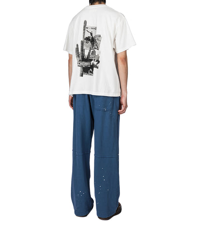 USA PARACHUTE SWEATPANTS SUN FADED BLUE